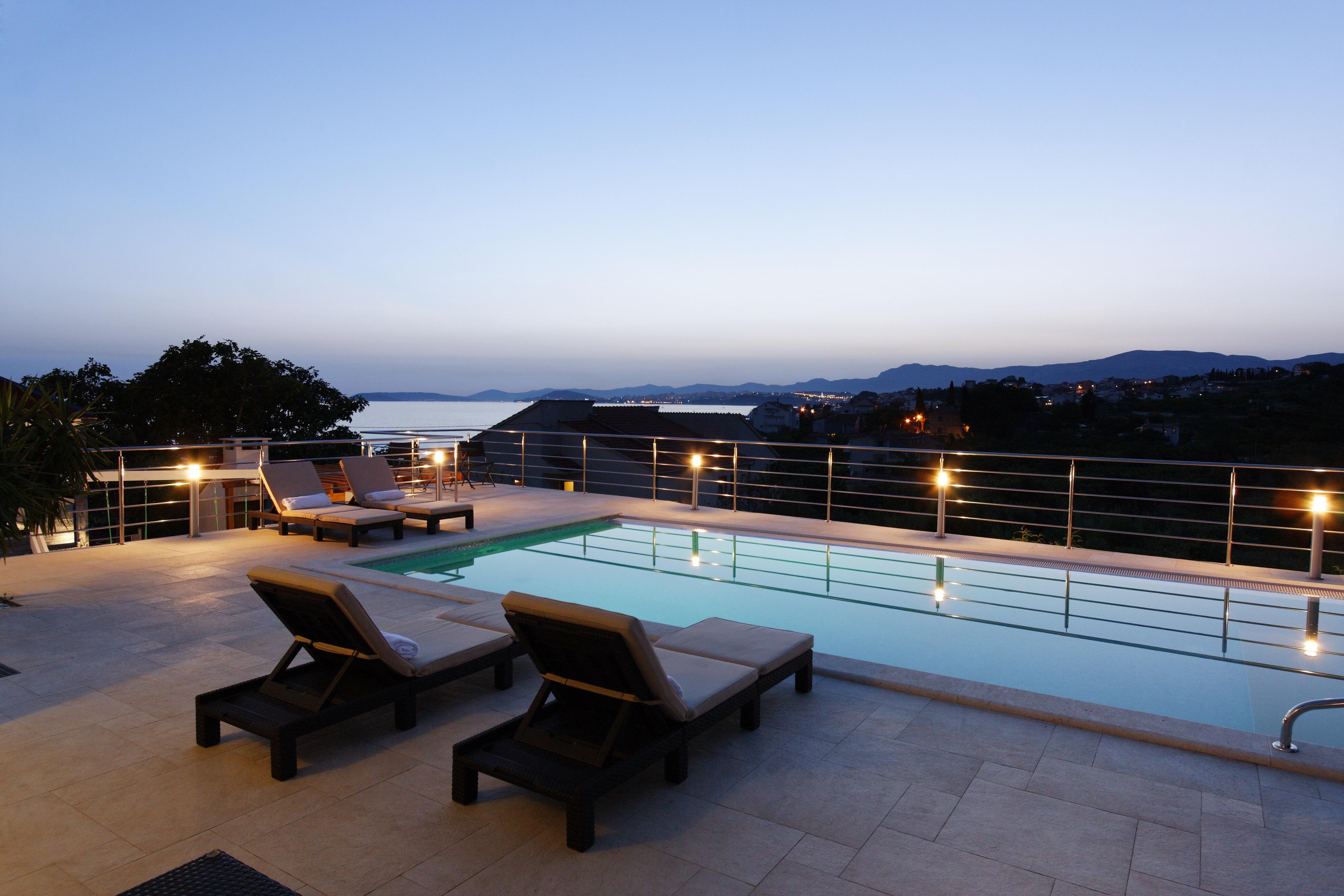 Villa Mermaid Your Croatian Haven With Luxury Pool And Scenic Views Podstrana Exterior foto
